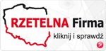 Certyfikat rzetelna firma 